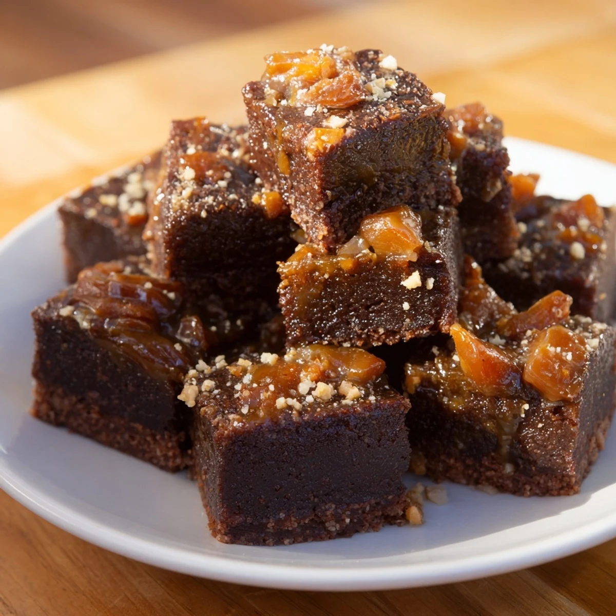 Warm, inviting photo of Weekend Cabin-Style Sticky Toffee Pudding drizzled with glistening toffee sauce.