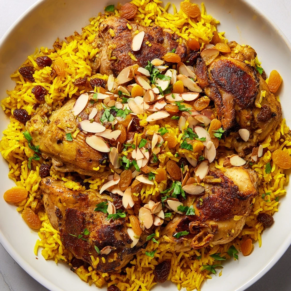 Saffron Chicken Rice Pilaf