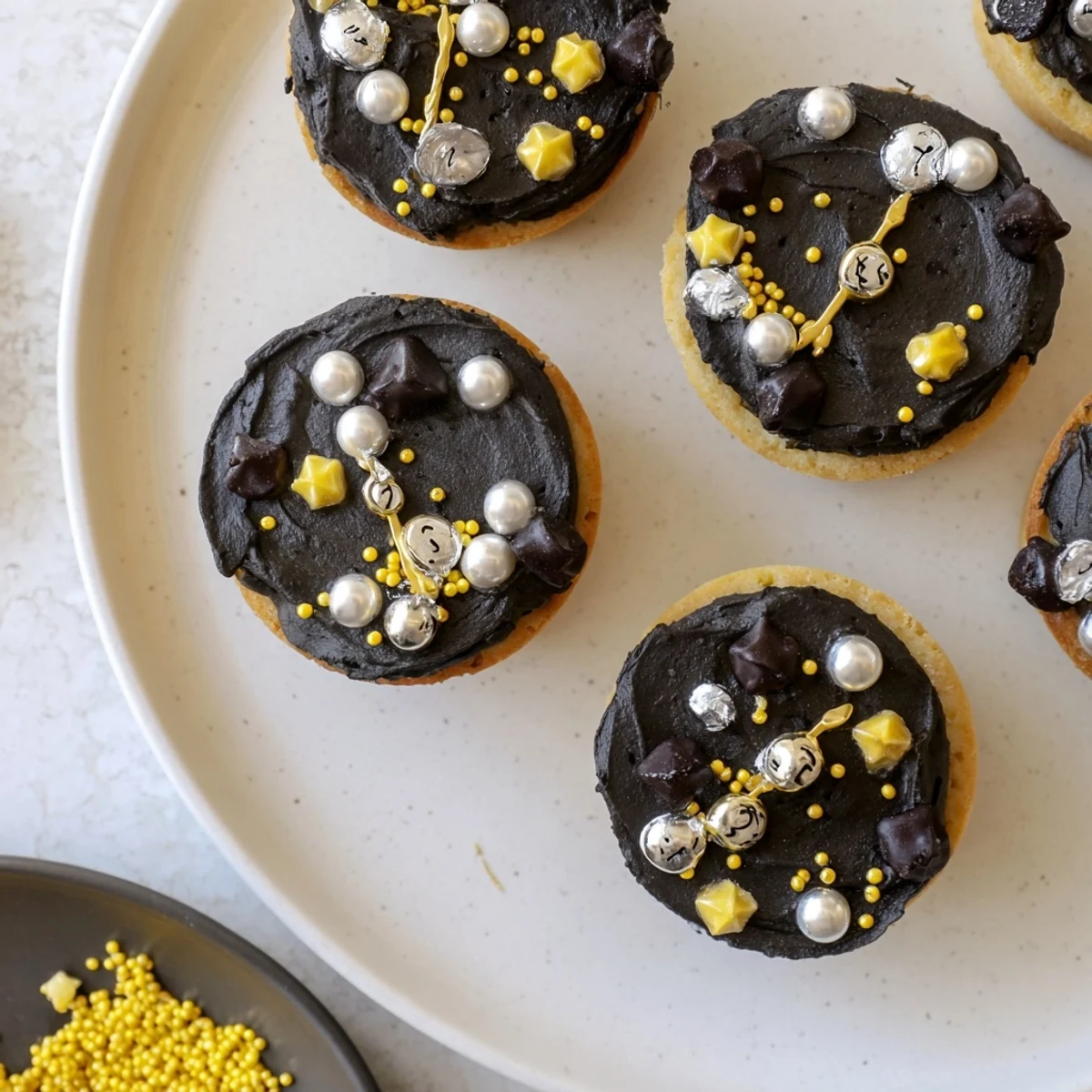 Festive and fun, these Countdown Clock Mini Desserts are beautifully decorated and ready to eat!