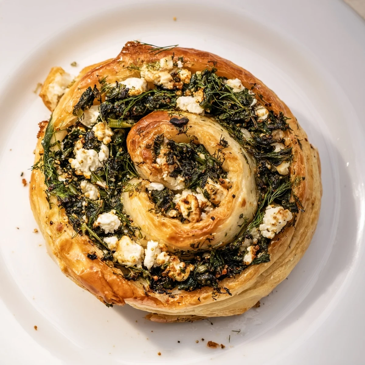 Freshly baked Savory Spinach Feta Pinwheel Spirals, oozing a creamy, cheesy filling, ideal for sharing.
