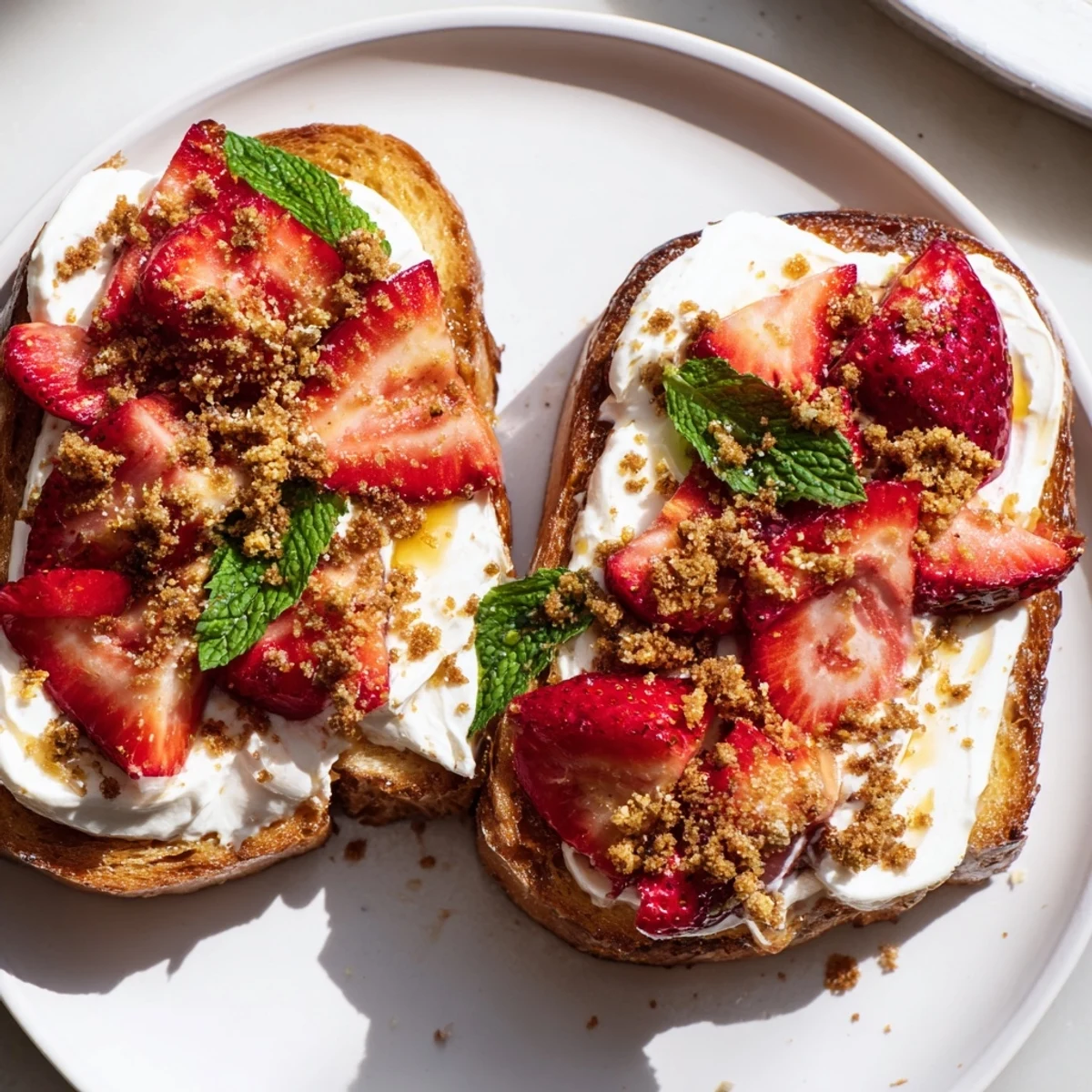 Imagine slices of fluffy Strawberry Cheesecake Toast, bursting with juicy strawberries and a perfect breakfast treat.