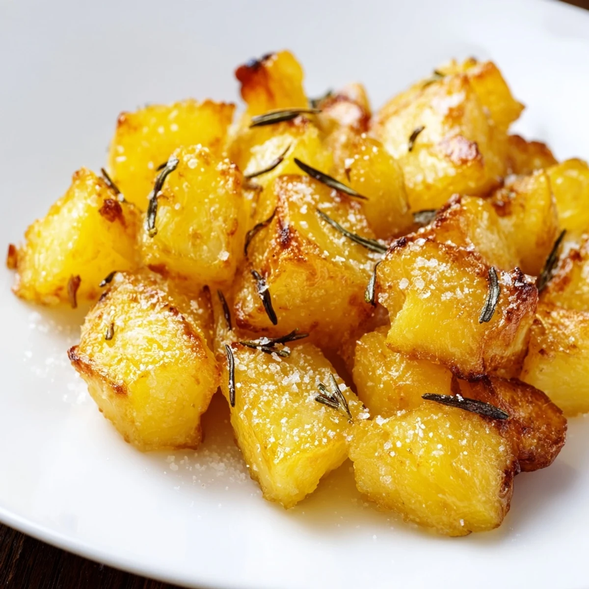 Golden-brown Beef Tallow Roasted Potatoes, crispy and seasoned, perfect alongside a juicy roast.