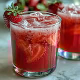 Pink Starburst Refresher Drink