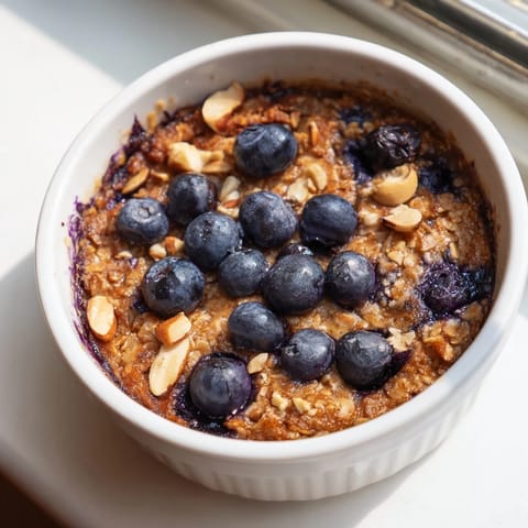 Blueberry Baked Oats