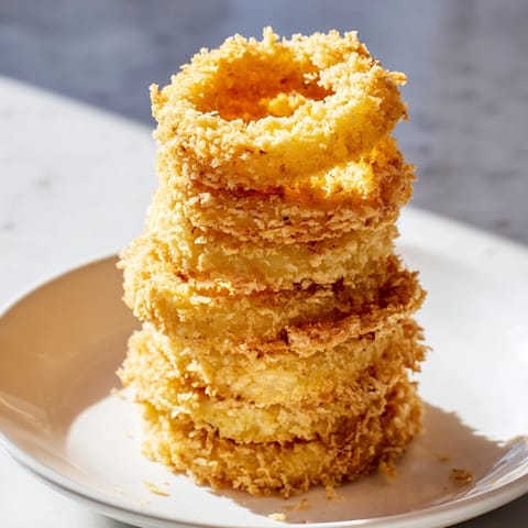Crispy Onion Ring Tower