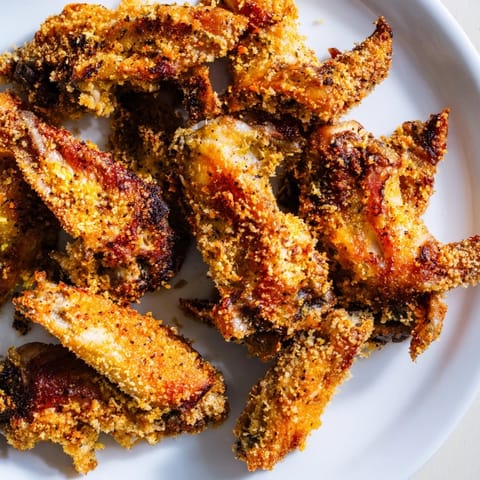 Baked Parmesan Chicken Wings
