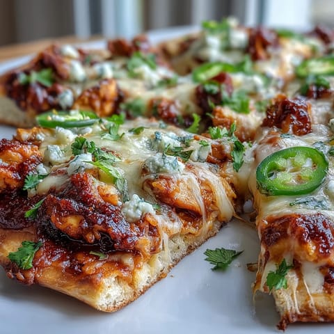 Garlic Naan Chicken Enchilada Pizzas fresh from the oven, melty cheddar and bubbly sauce on crispy naan.