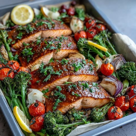 Sheet Pan Dijon Salmon