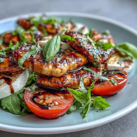 Grilled Chicken Caprese Salad