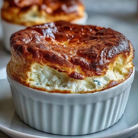 Baked Greek Yogurt Breakfast: A creamy, protein-packed dish topped with fresh berries and baked until golden and slightly jiggly.
