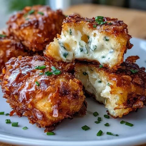 Crispy Cheesy Potato Croquettes