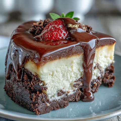 Decadent Dubai chocolate strawberry cheesecake cups with rich chocolate base and fresh strawberry topping.  