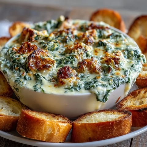 St Pattys Spinach Artichoke Dip
