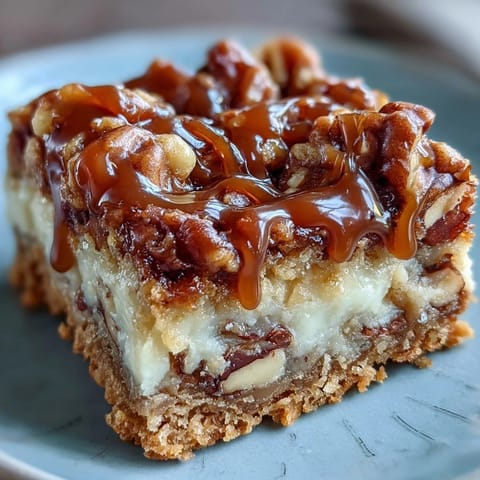 Golden Butter Pecan Cookies with Caramel Swirl, warm from the oven and topped with toasted pecans.  