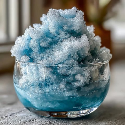Fluffy TikTok Cloud Slushie with bright lemon-lime soda, sweet condensed milk, and ice, served in chilled glasses.