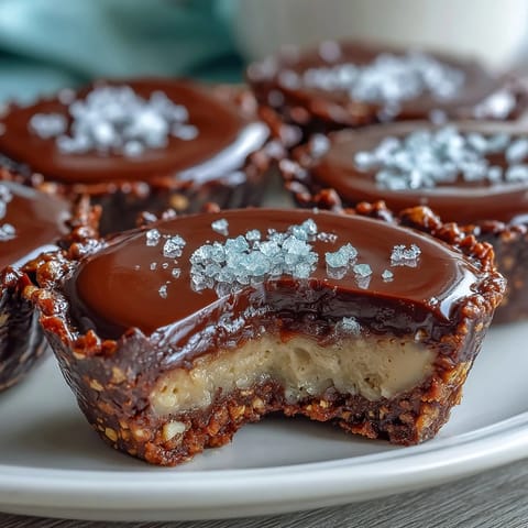 Peanut Butter Eggs: Pretzel Crust Chocolate Cups with creamy peanut butter and crunchy pretzel base.