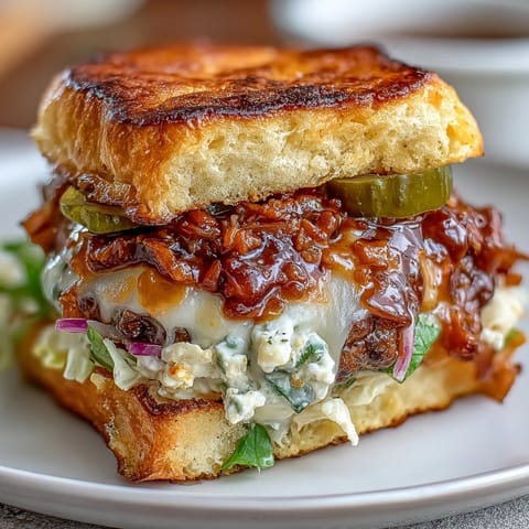 Crispy-edged beef patties, shredded lettuce, pickles, and creamy secret sauce layered on golden brioche slider buns for a classic BBQ treat.  