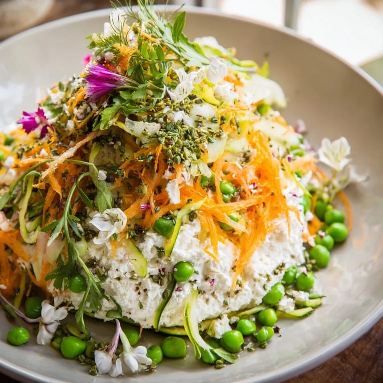 Close-up of Fresh Meadow-Inspired Garden Vegetable Tartines, a healthy main dish bursting with garden freshness.