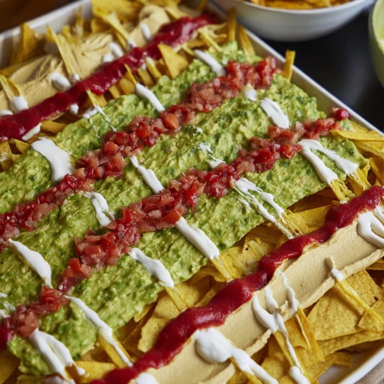 This Game Day Football Field Snack Board features a beautiful, edible football field with cheese yard lines.