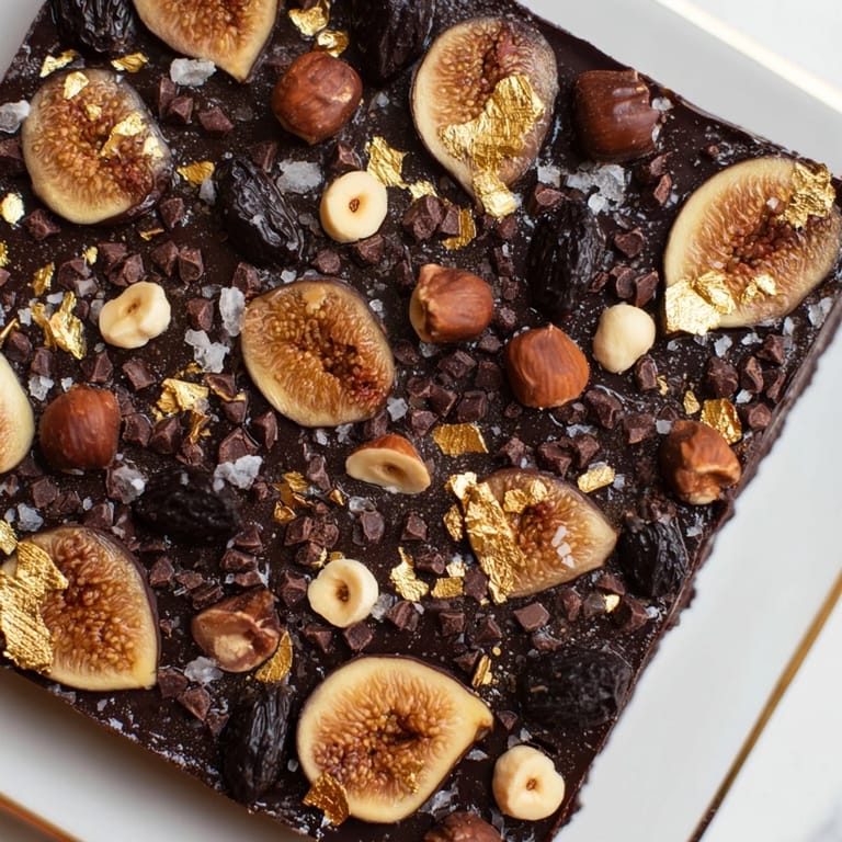 Finished Midnight Mosaic, ready to cut, displaying a mosaic of fig and olive pieces.