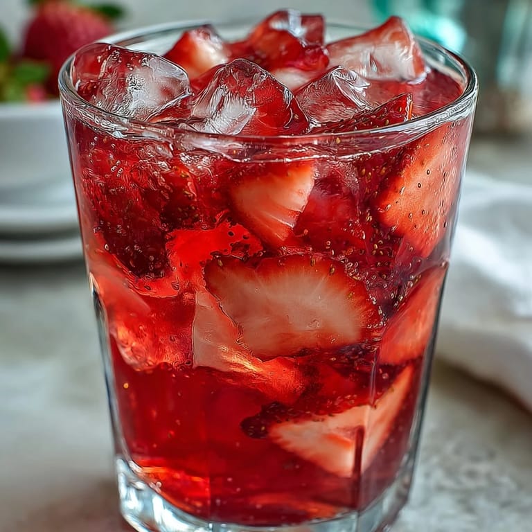 A creamy pink Starburst refresher blending strawberry acai juice and vanilla syrup, perfect for a cooling summer beverage.